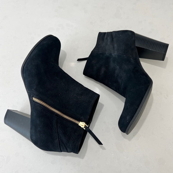 Cole Haan Black Leather Nubuck Boots - Picture 4 of 10